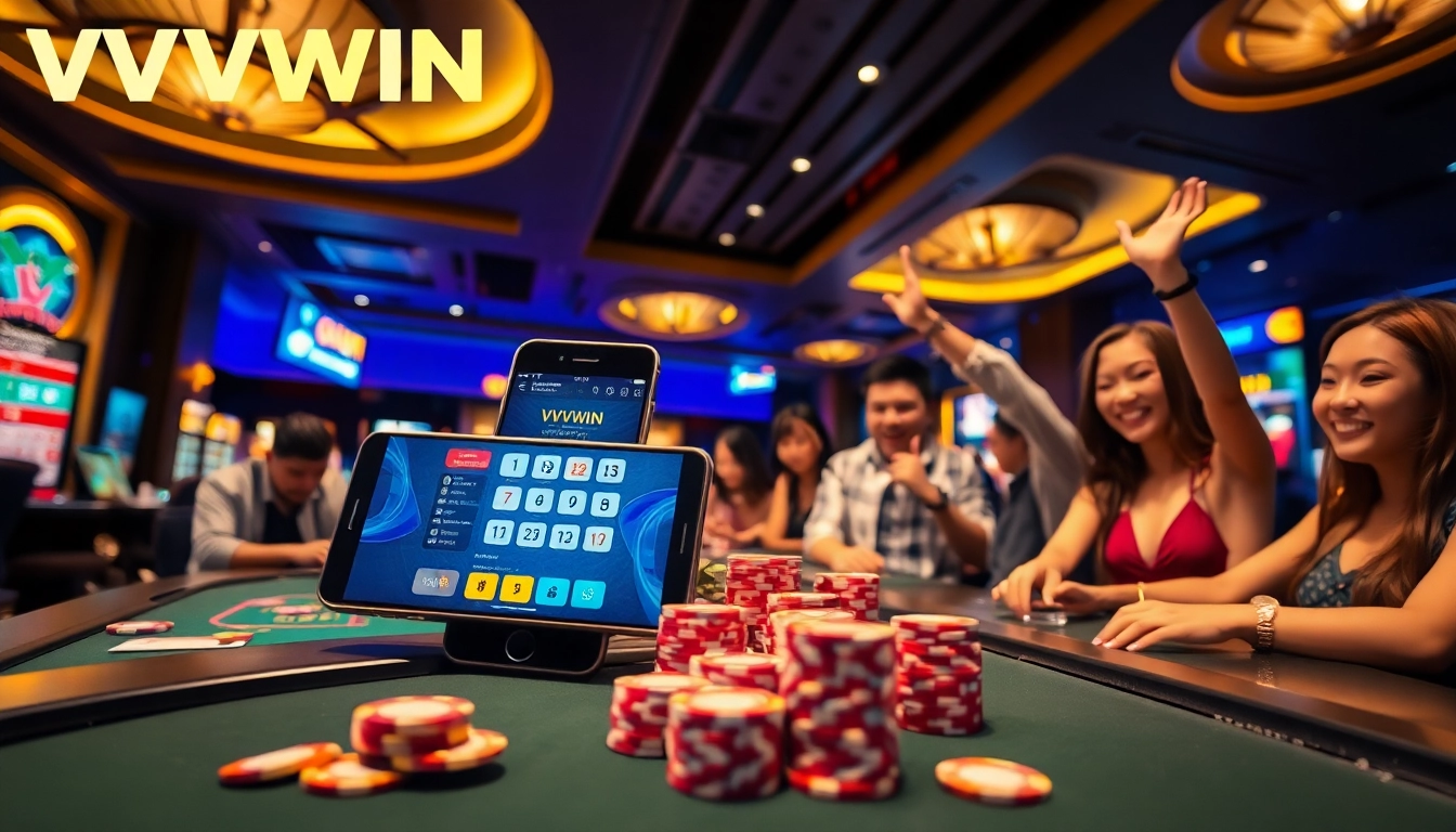 Experience the excitement of online betting at vvvwin88.live with modern gaming scenes and joyful players.